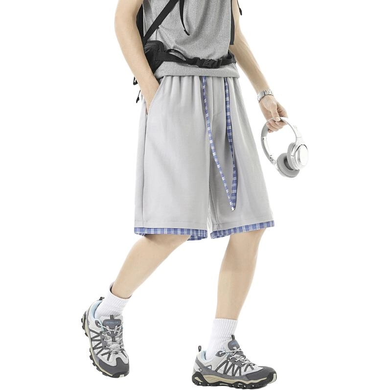 复古潮流夏季百搭五分沙滩休闲短裤 男女同款