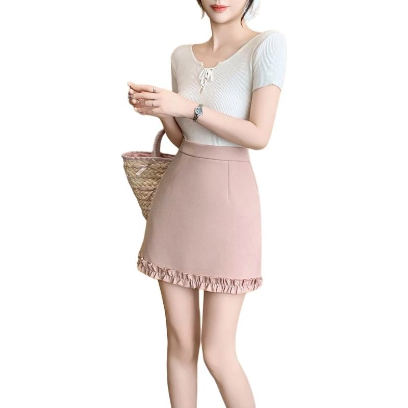 水中花 通勤时尚简约百搭休闲短裙 女款