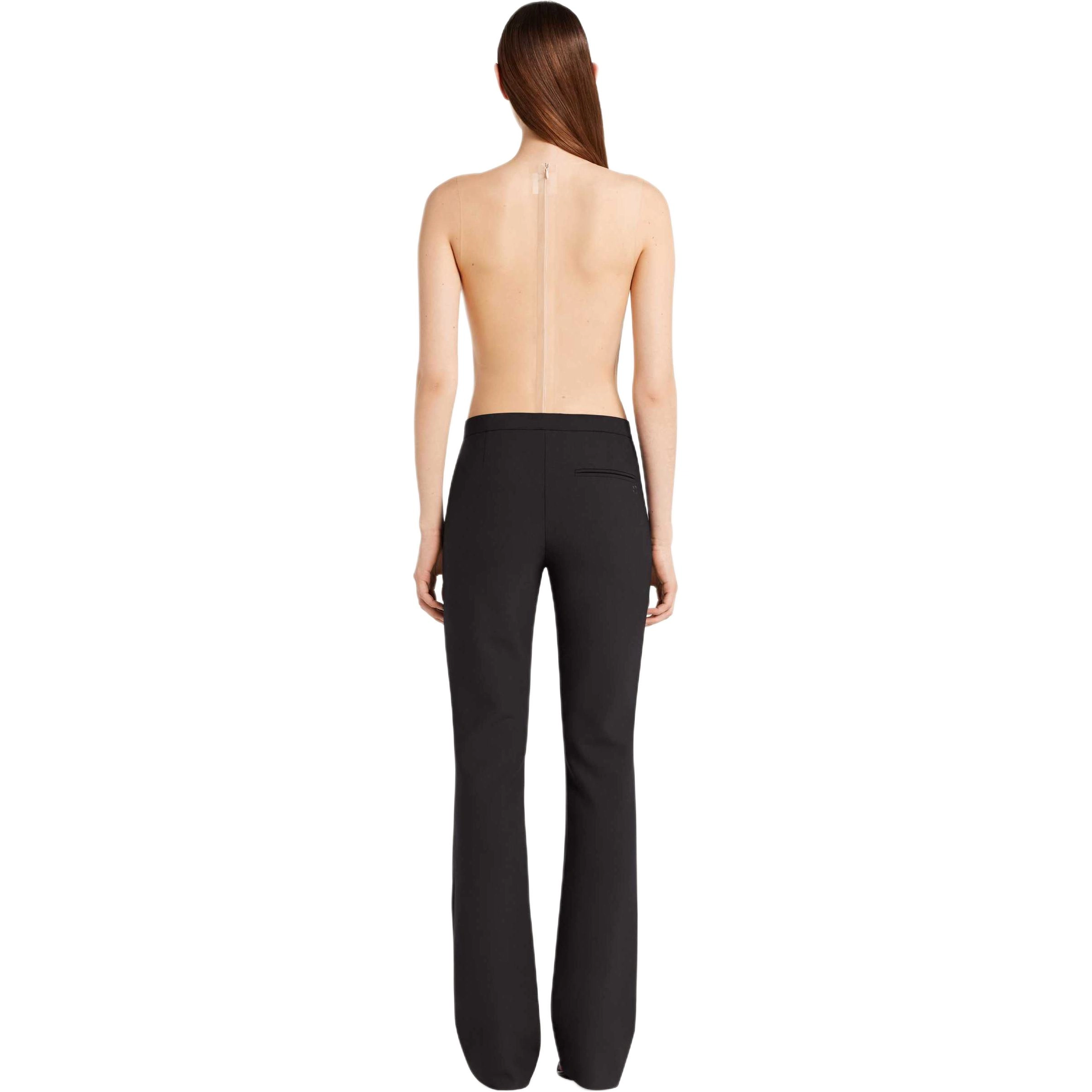 COURREGES SS25 ILLUSION CIRCLE SATIN BODYSUIT