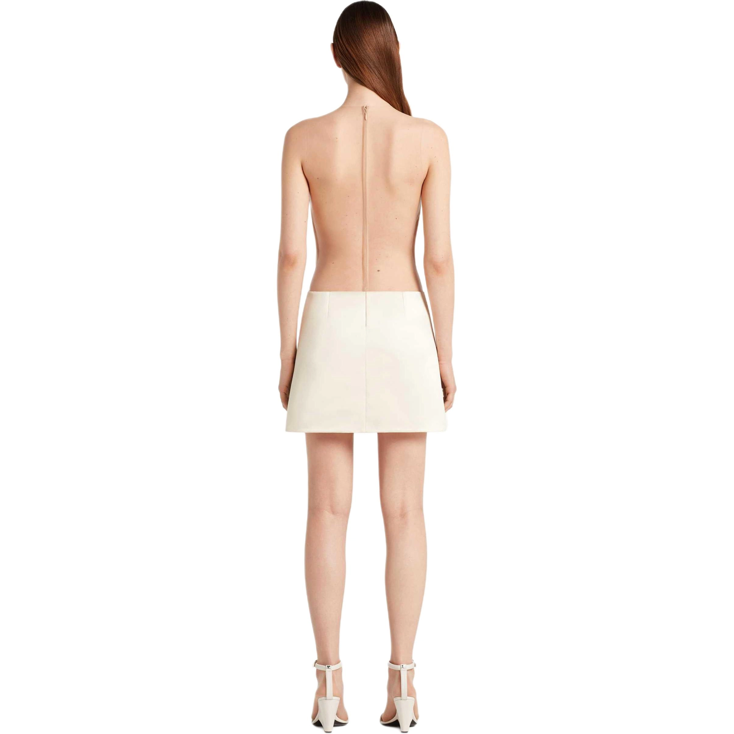 COURREGES SS25 ILLUSION CIRCLE SATIN DRESS