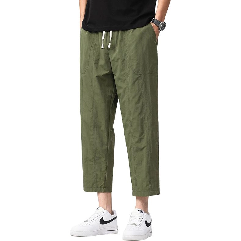 帝狼牛  夏季薄款工装九分裤潮牌时尚百搭个性哈伦休闲裤 男女同款