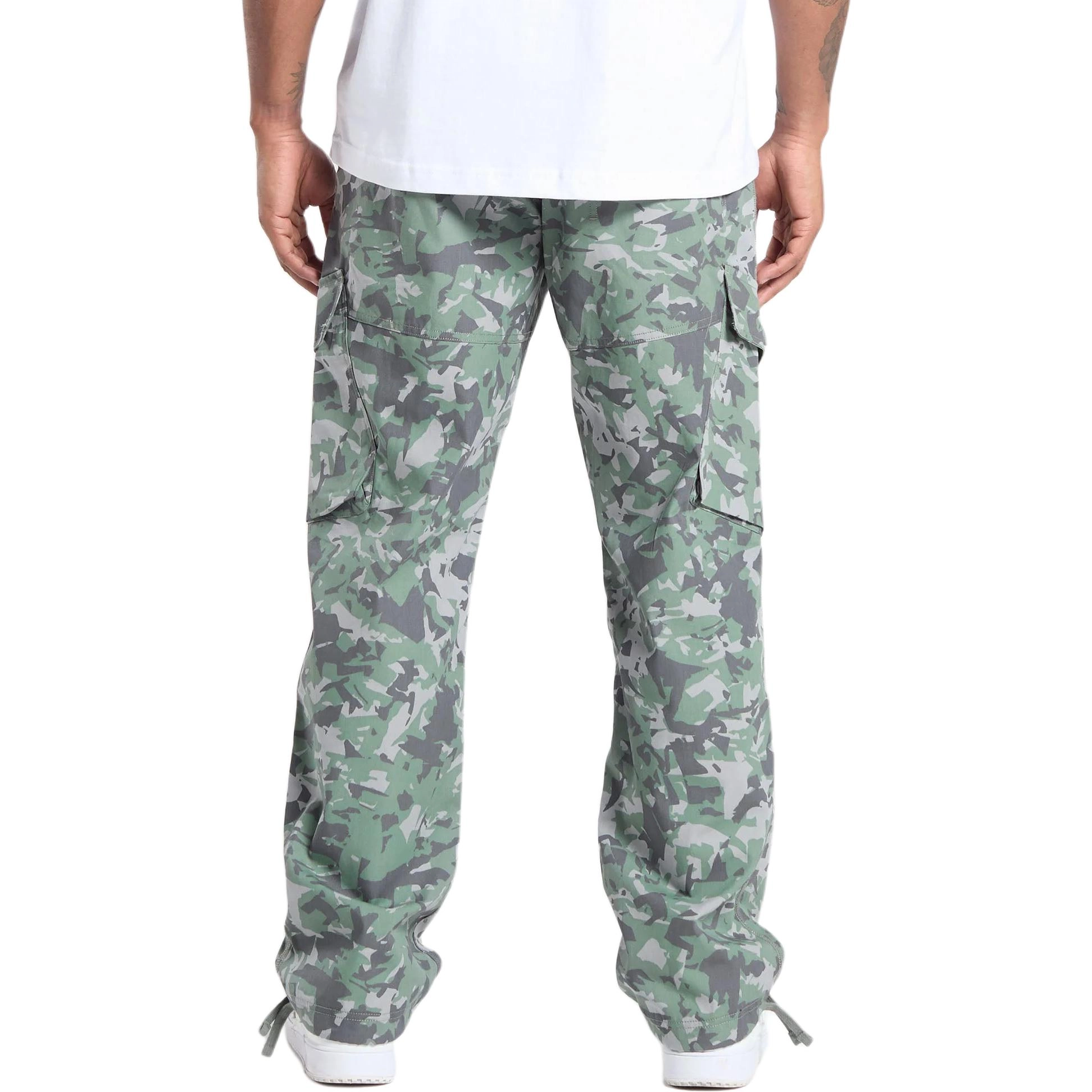GYMSHARK Camo Print Woven Cargo