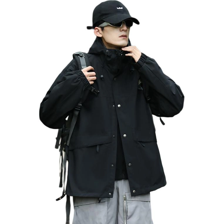 雅鹿  全天候系列 三合一户外山系可拆卸抓绒内胆宽松连帽登山旅游  保暖耐磨透气防水防风冲锋衣 男女同款