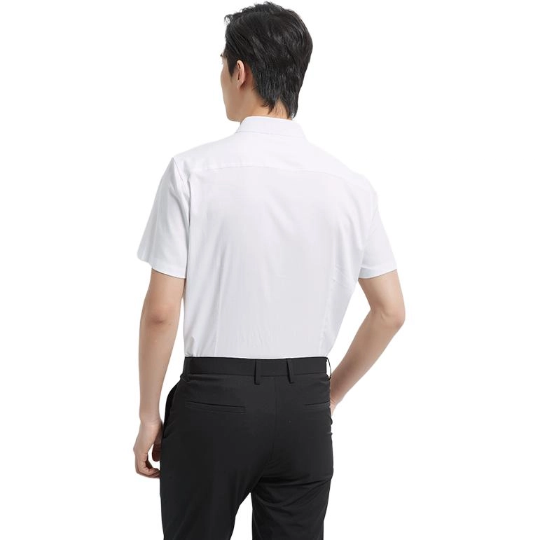 古鲨 凉感修身百搭舒适短袖衬衫 男款
