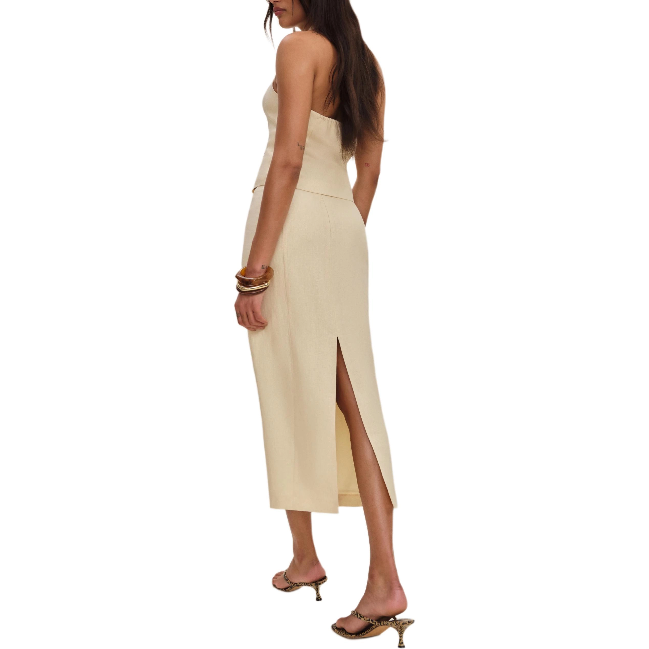 REFORMATION Hazen Linen Two Piece