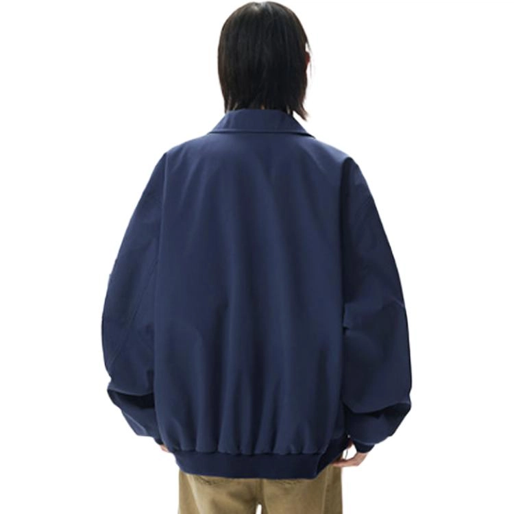 黑马漫画 美式复古翻领飞行外套男春秋季宽松休闲简约夹克 男女同款
