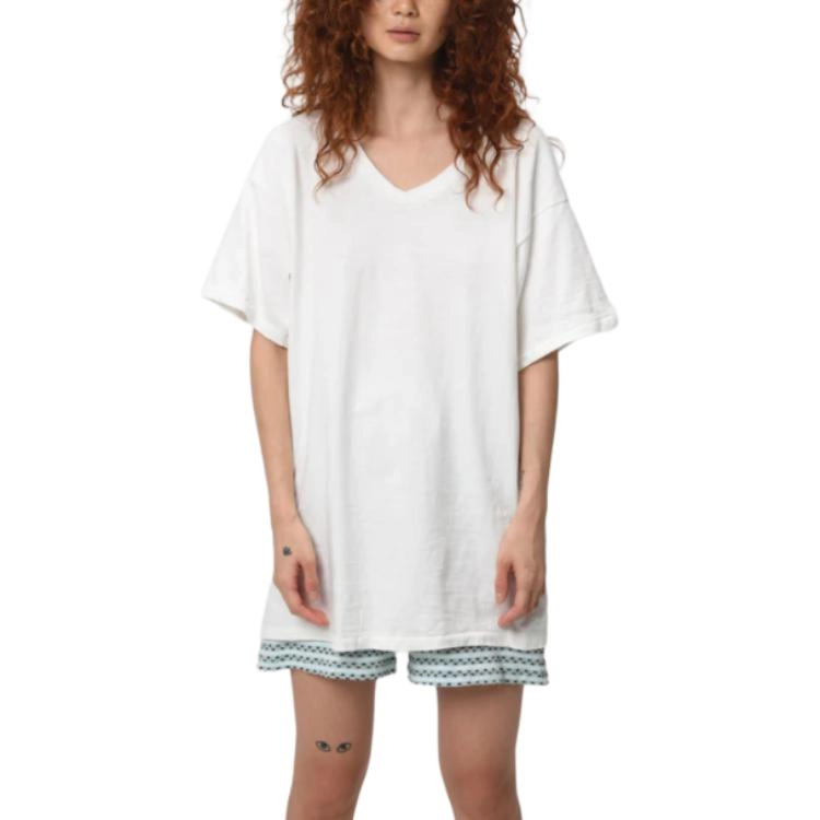 bowwow SS25 8812 V-NECK TEE VT