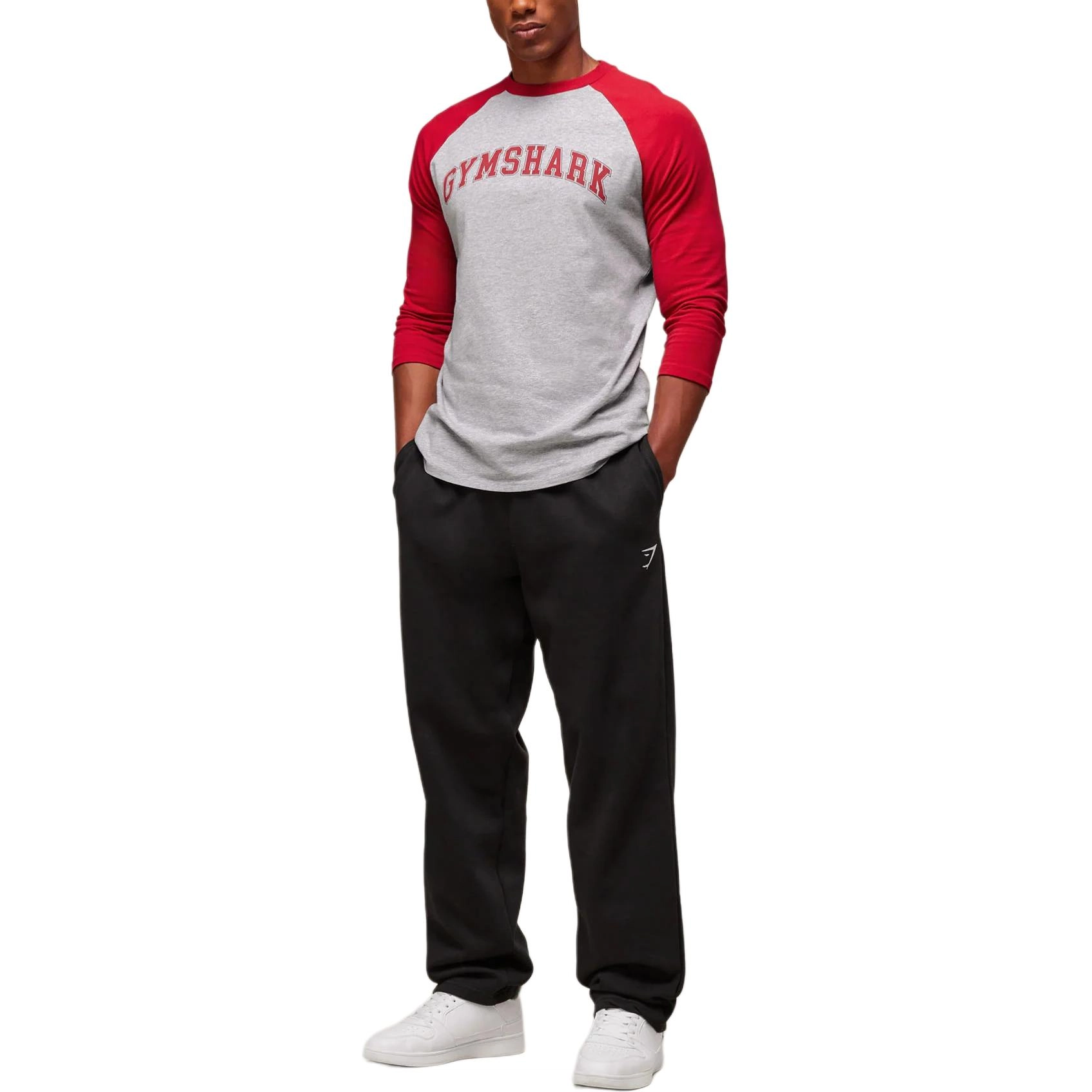 GYMSHARK GSLC Raglan 34 Sleeve logoT