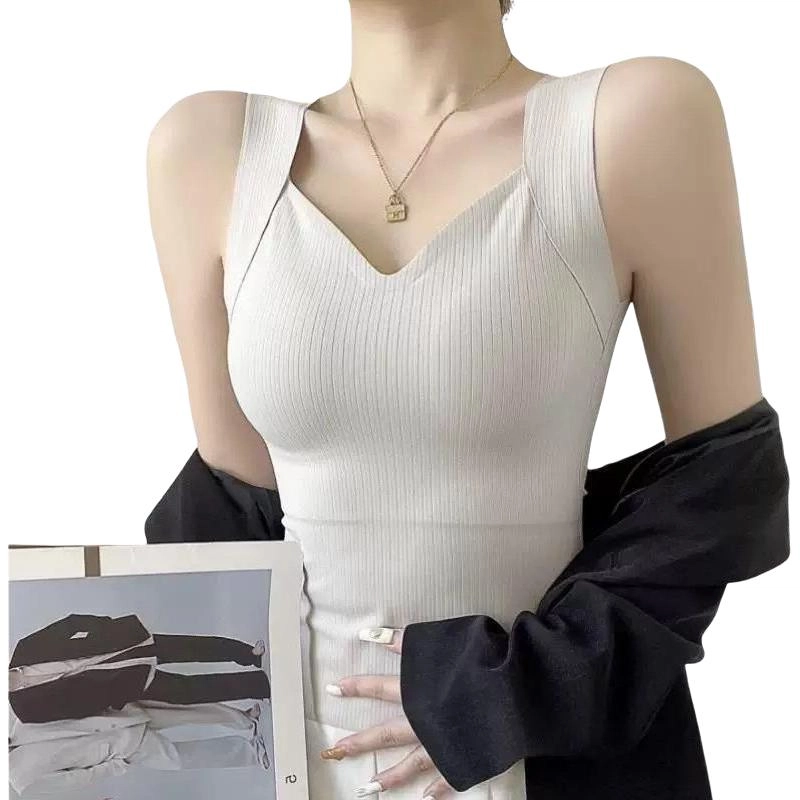 品彩 带胸垫舒适显瘦时尚文胸背心 女款