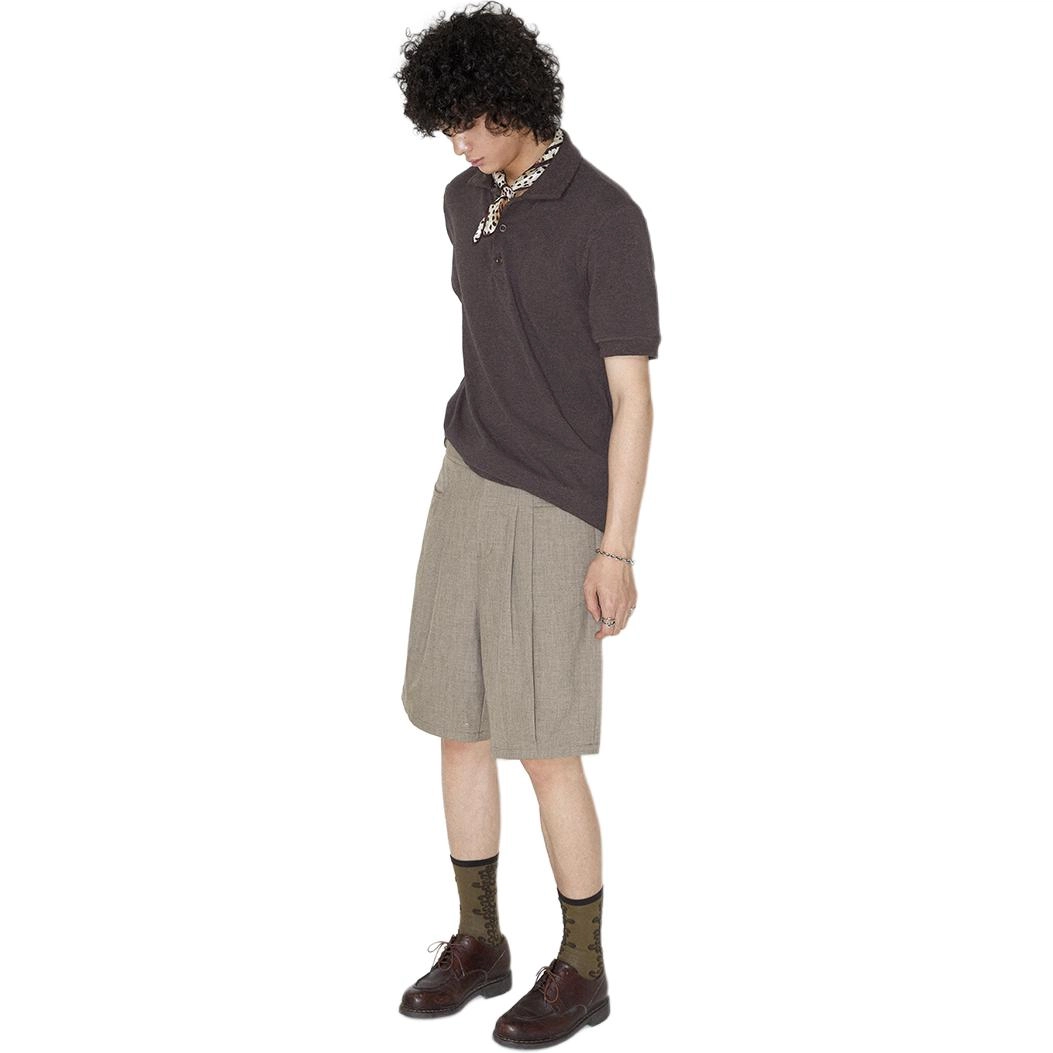 物理少年 纯色舒适时尚五分休闲短裤 男女同款