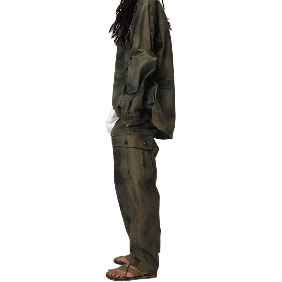 bowwow SS25 JUNGLE FATIGUE CARGO PANTS SPRAY CAMO