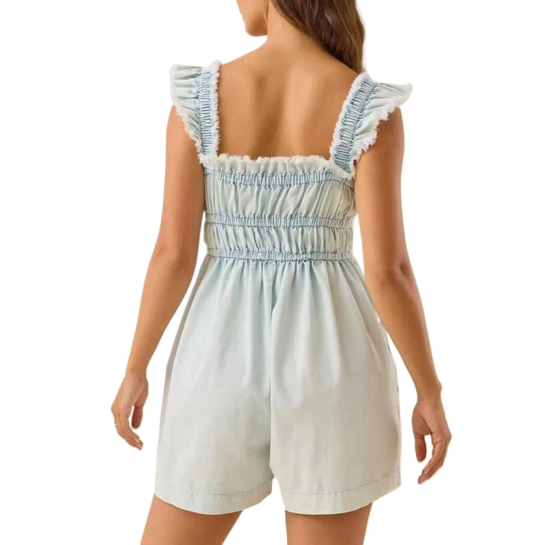 ALTAR'D STATE Ashley Denim Romper