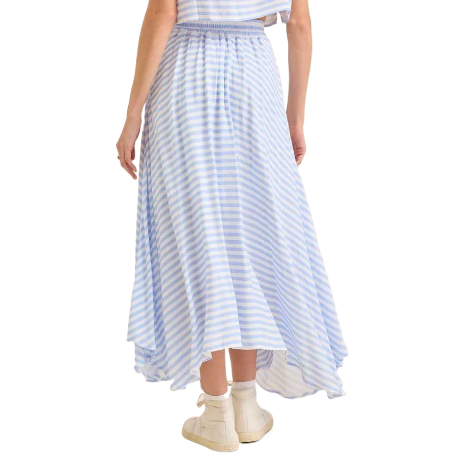 ALTAR'D STATE Linen Midi Skirt Alexis