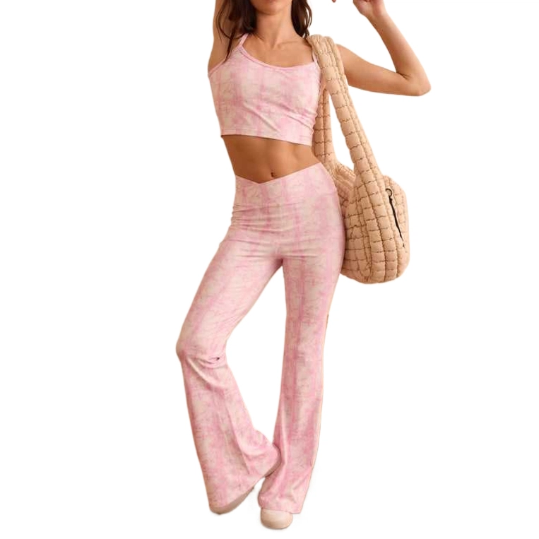 ALTAR'D STATE Flare Leggings Roam Free Camo