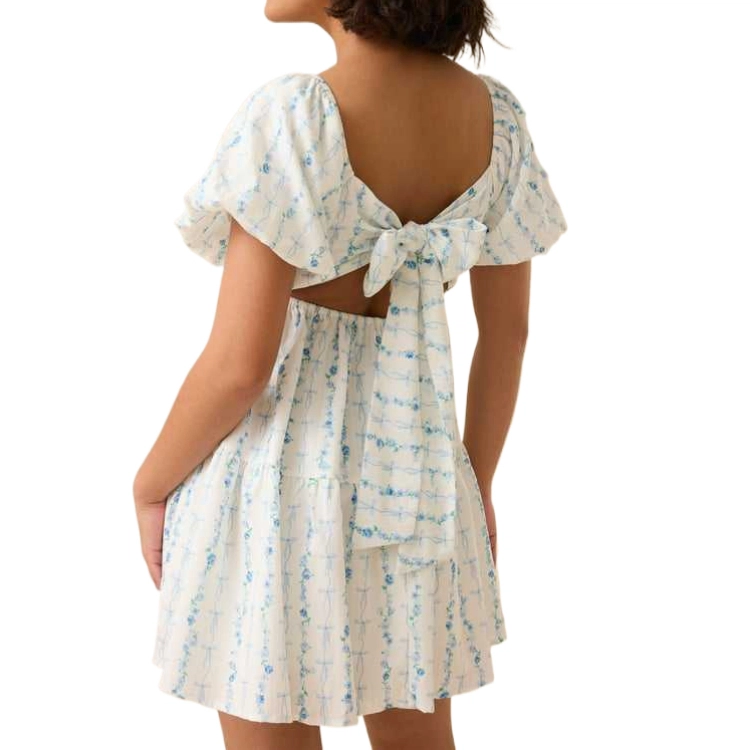 ALTAR'D STATE Brielle Bow Mini Dress