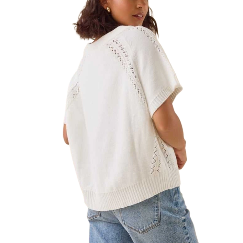 ALTAR'D STATE Maci Crochet Boxy Pullover