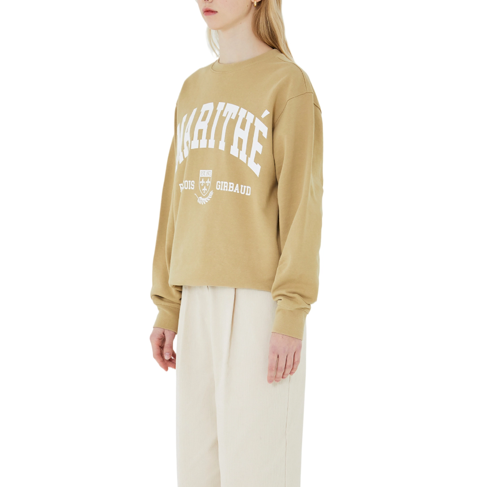 MARITHE FRANCOIS GIRBAUD FW21 COLLEGE SWEATSHIRT MARITHE