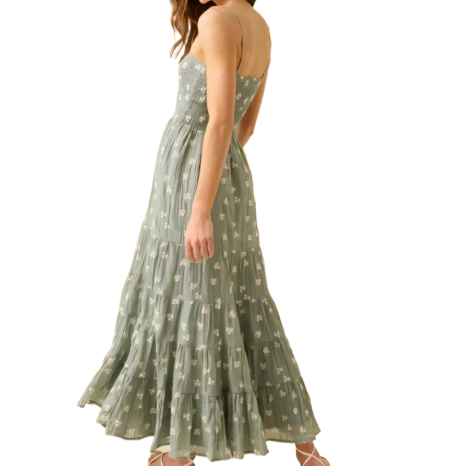 ALTAR'D STATE BaylorEmbroideredMaxiDress