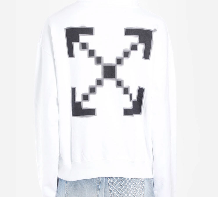 OFF-WHITE FW19 Printed Logo Hoodie