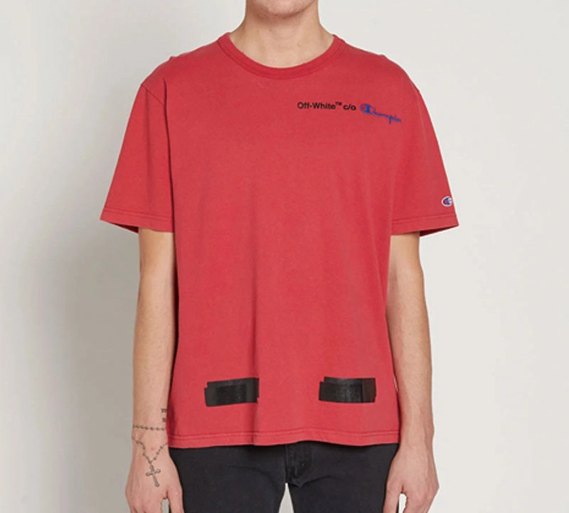 OFF-WHITE x Champion T