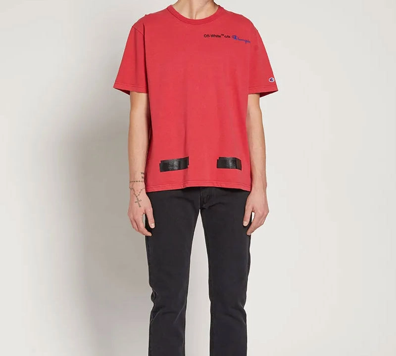 OFF-WHITE x Champion T