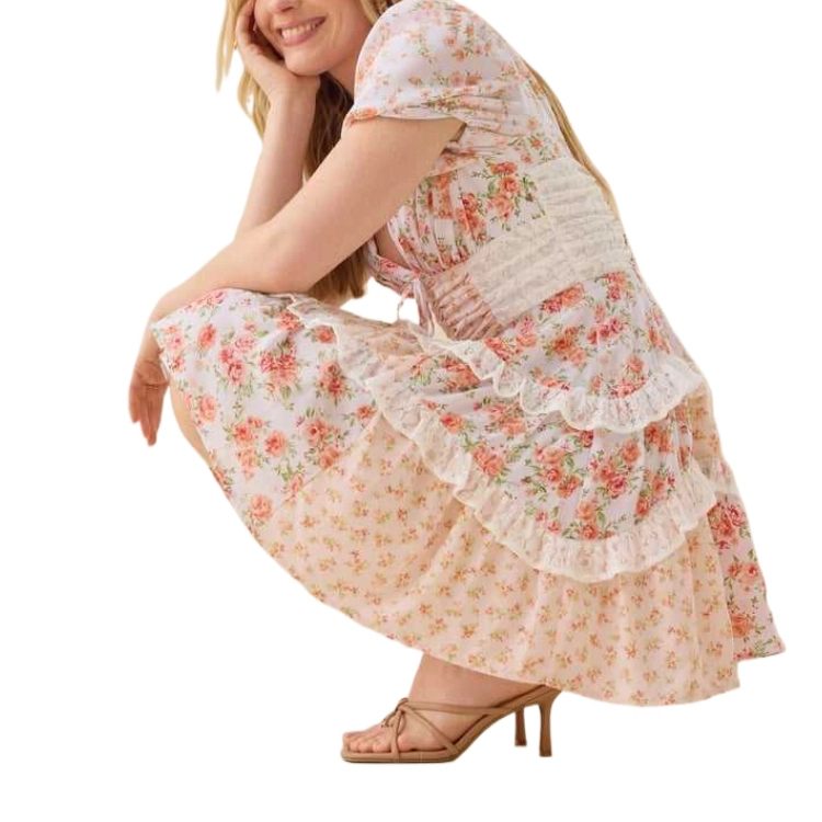 ALTAR'D STATE Floral Mini Dress Aderny