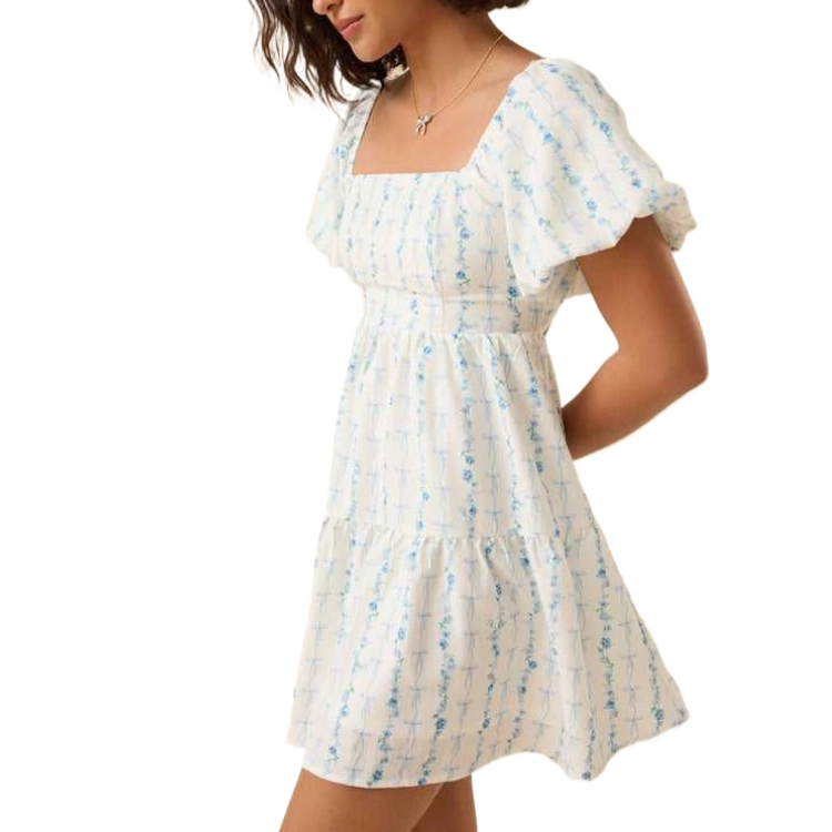 ALTAR'D STATE Brielle Bow Mini Dress