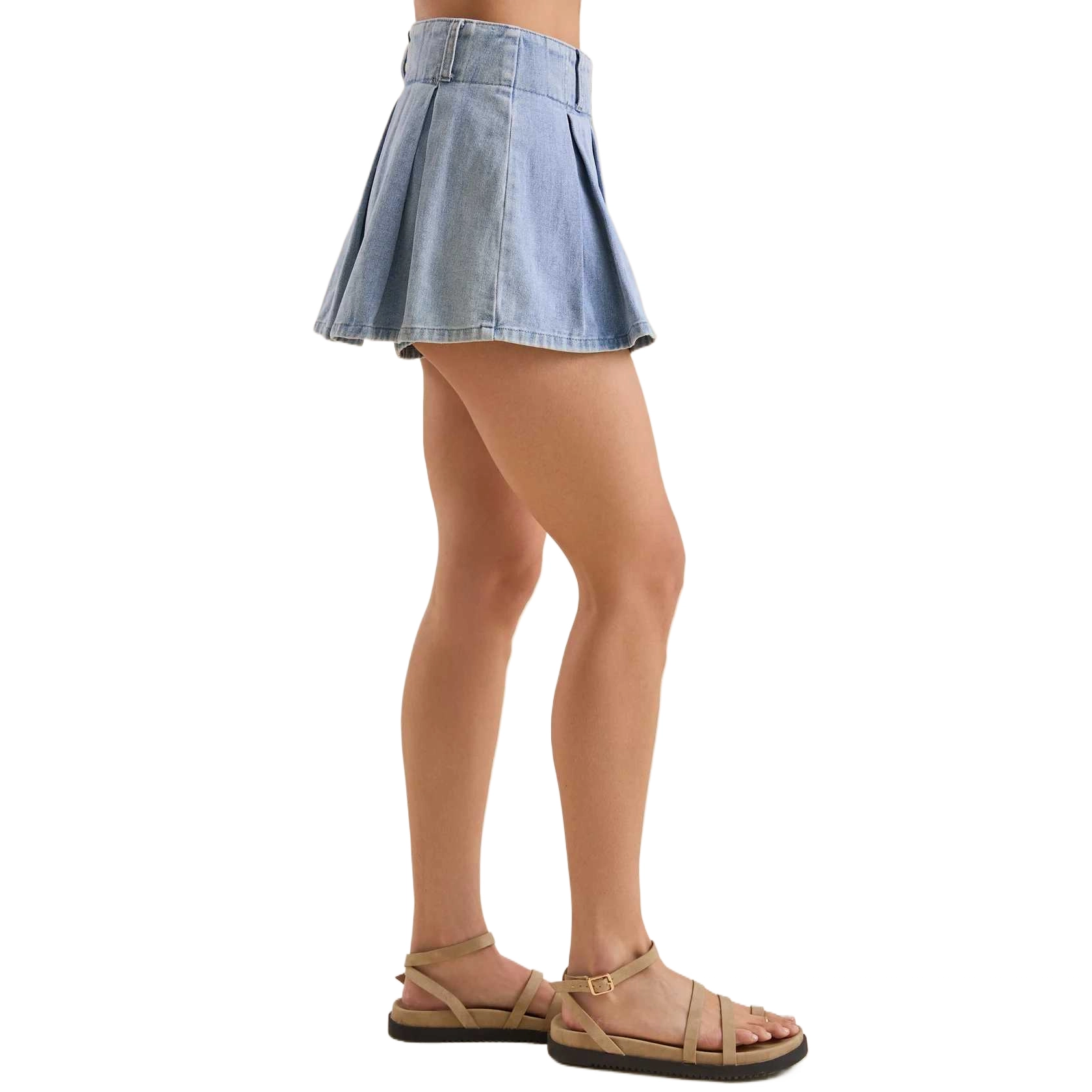 ALTAR'D STATE Jupiter Denim Cheer Skort
