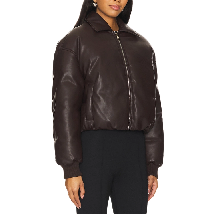 SUPERDOWN Sanja Faux Leather Jacket