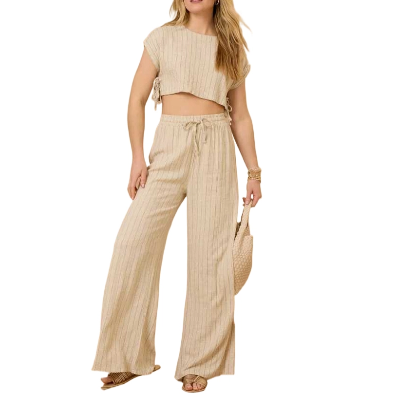 ALTAR'D STATE Striped Linen Pants