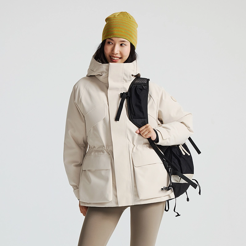 探路者 山系户外徒步极寒登山加厚保暖羽绒服 女款