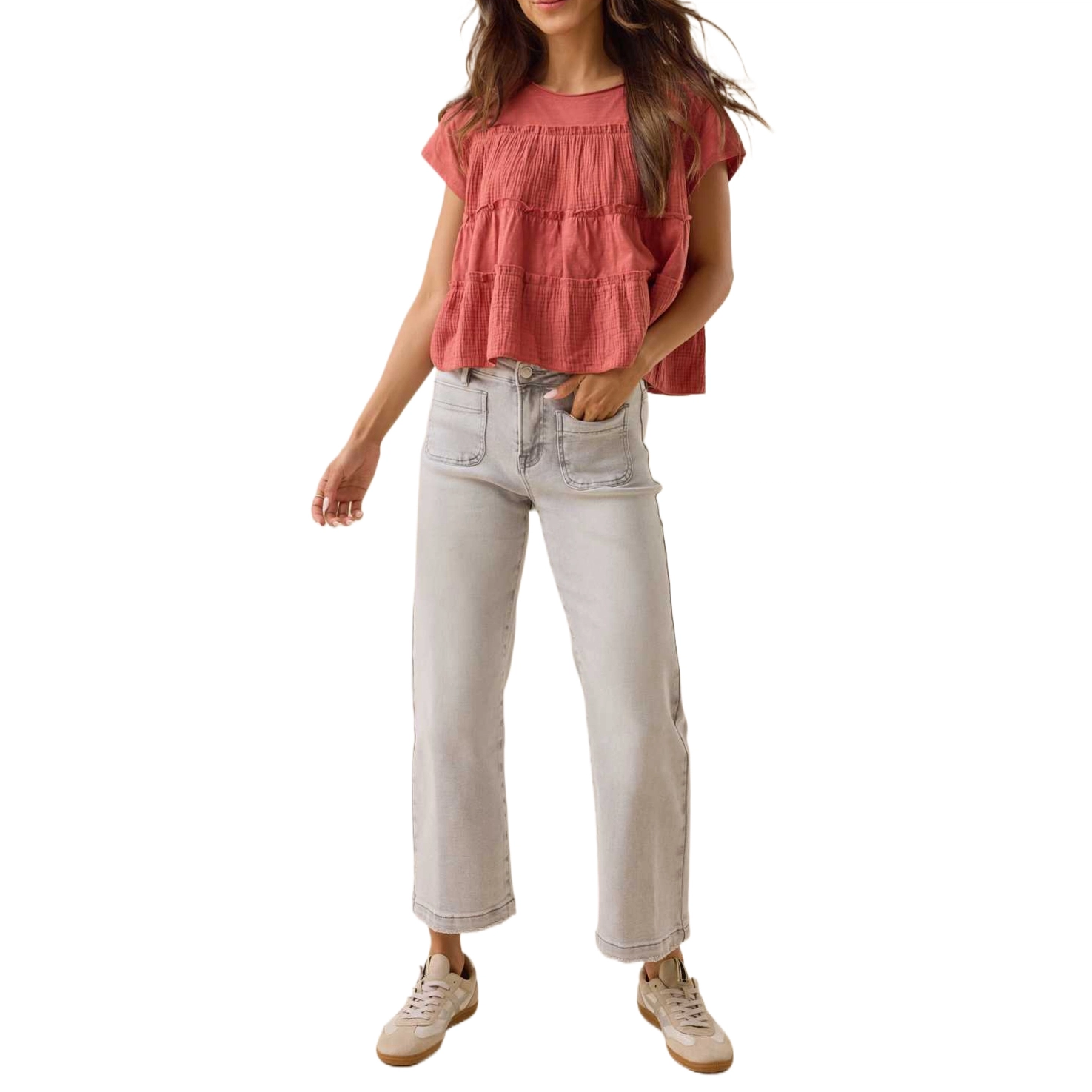 ALTAR'D STATE Alix Crop Wide Leg Jeans