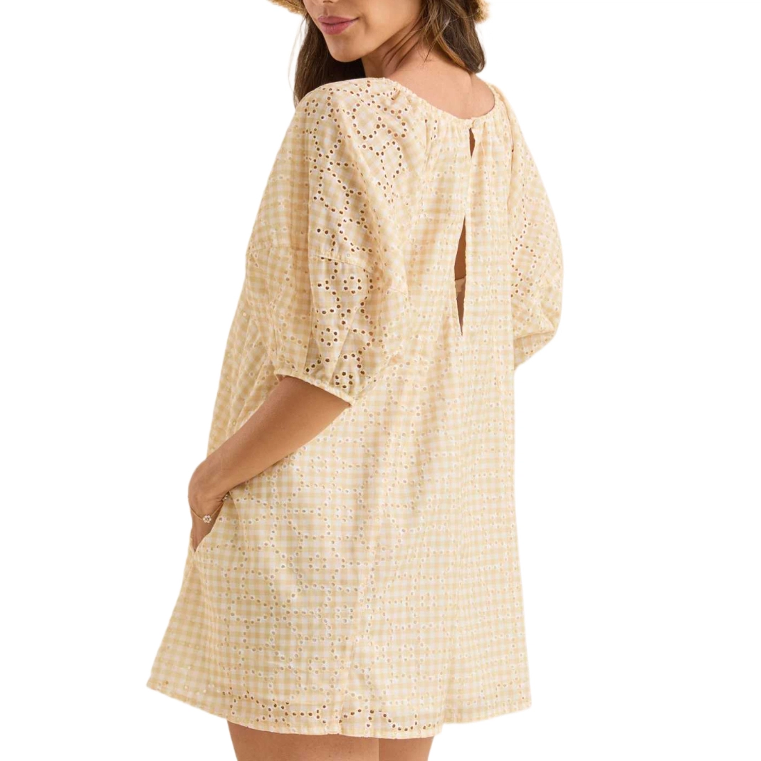 ALTAR'D STATE Posie Gingham Romper
