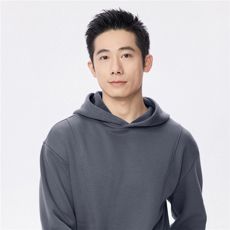 佐丹奴 加绒破骨口袋连帽针织套头卫衣 男款