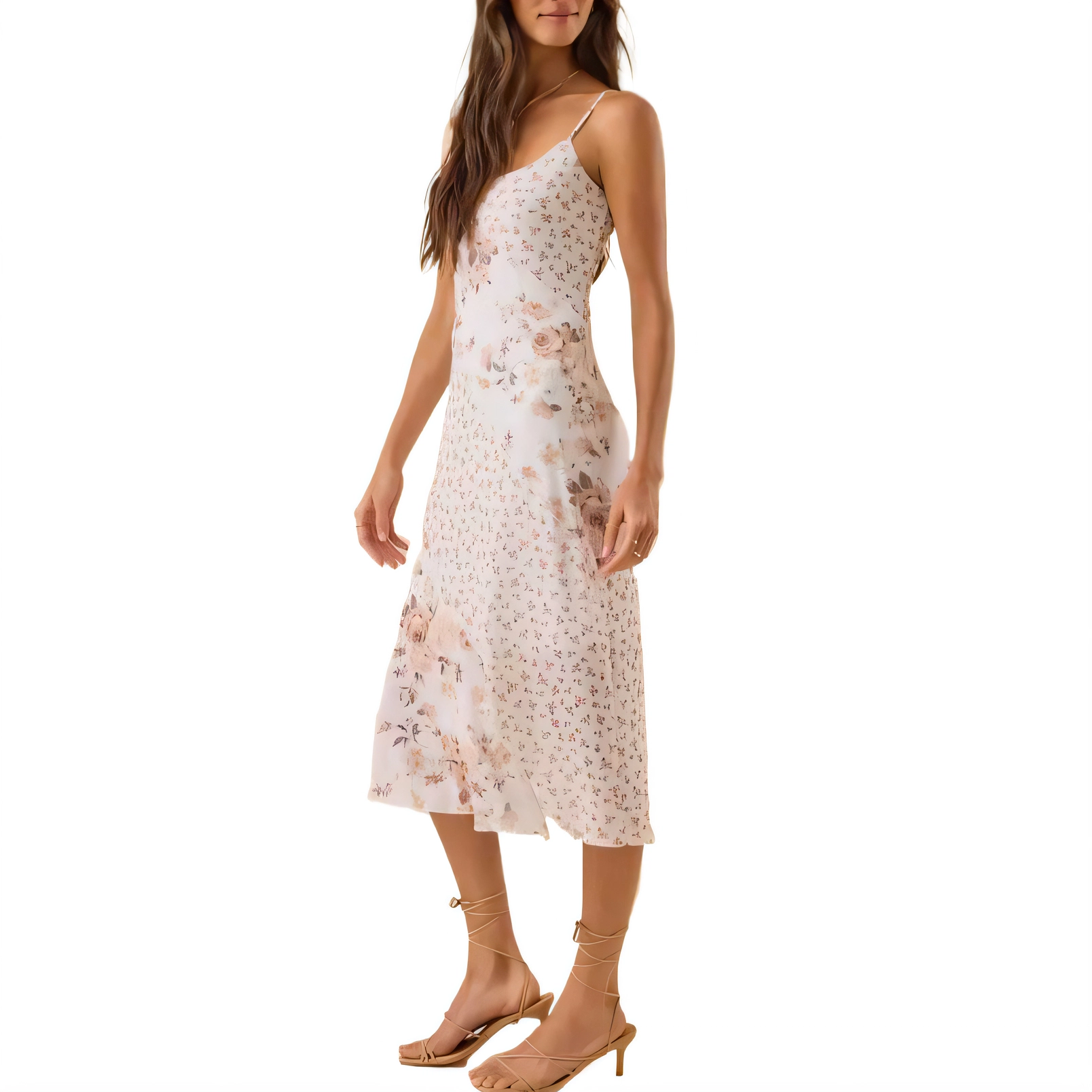 ALTAR'D STATE Floral Midi Dress