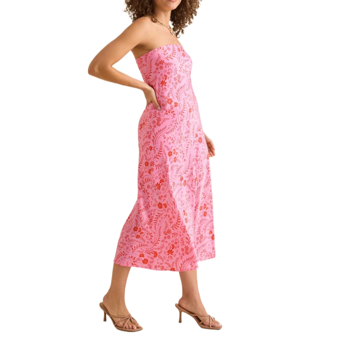 ALTAR'D STATE Harmony Floral Midi Dress