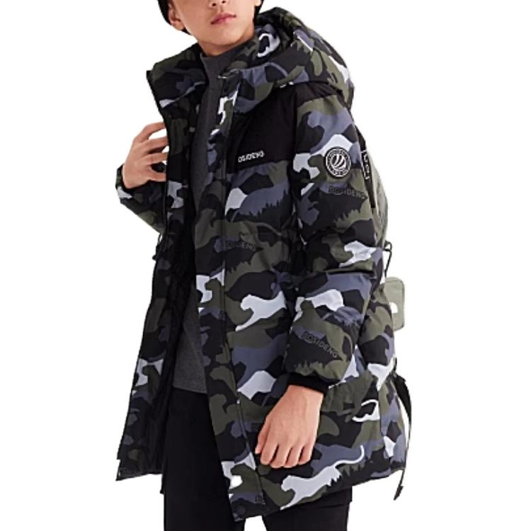 波司登羽绒服 保暖舒适迷彩拼色百搭 青少年