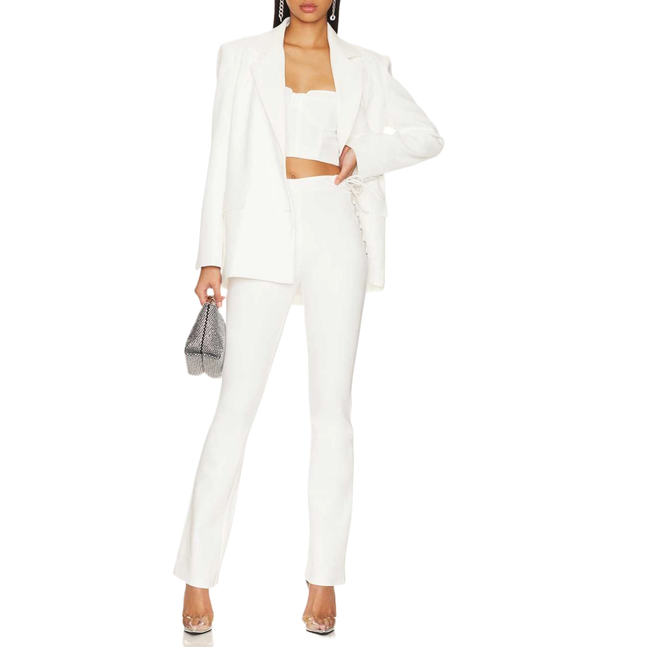 SUPERDOWN Jeneh Lace Up Pants
