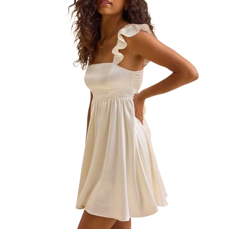 ALTAR'D STATE Satin Mini Dress Kristen