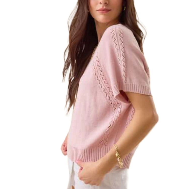 ALTAR'D STATE Maci Crochet Boxy Pullover