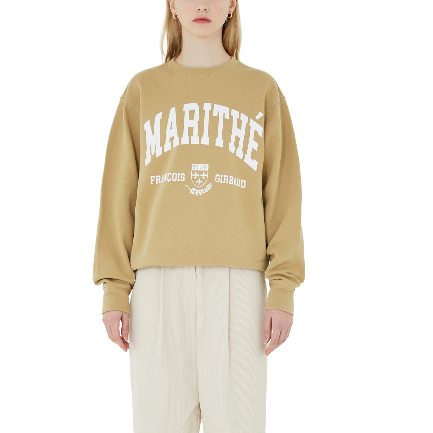 MARITHE FRANCOIS GIRBAUD FW21 COLLEGE SWEATSHIRT MARITHE