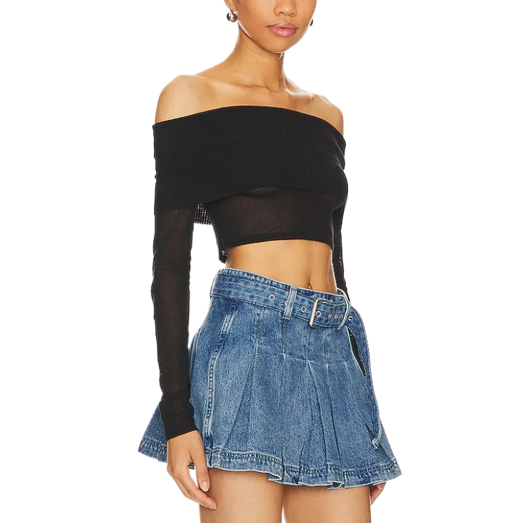 SUPERDOWN Camille Off Shoulder Top