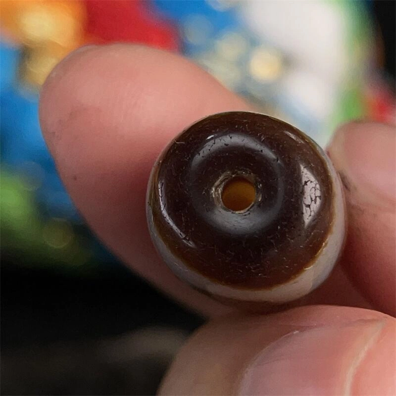 灵运宝 #转运招财藏区三眼天珠老矿风化油润包浆老料器磨损到位 一物一图#好运 玛瑙 吊坠 男女同款情侣款