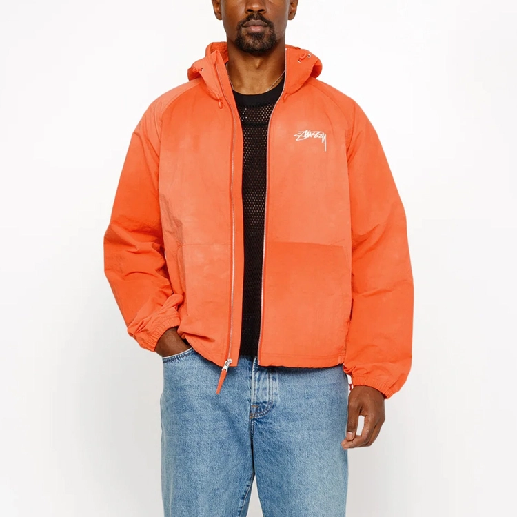 Stussy FW24 BEACH SHELL TRANSPARENT RIPSTOP logo
