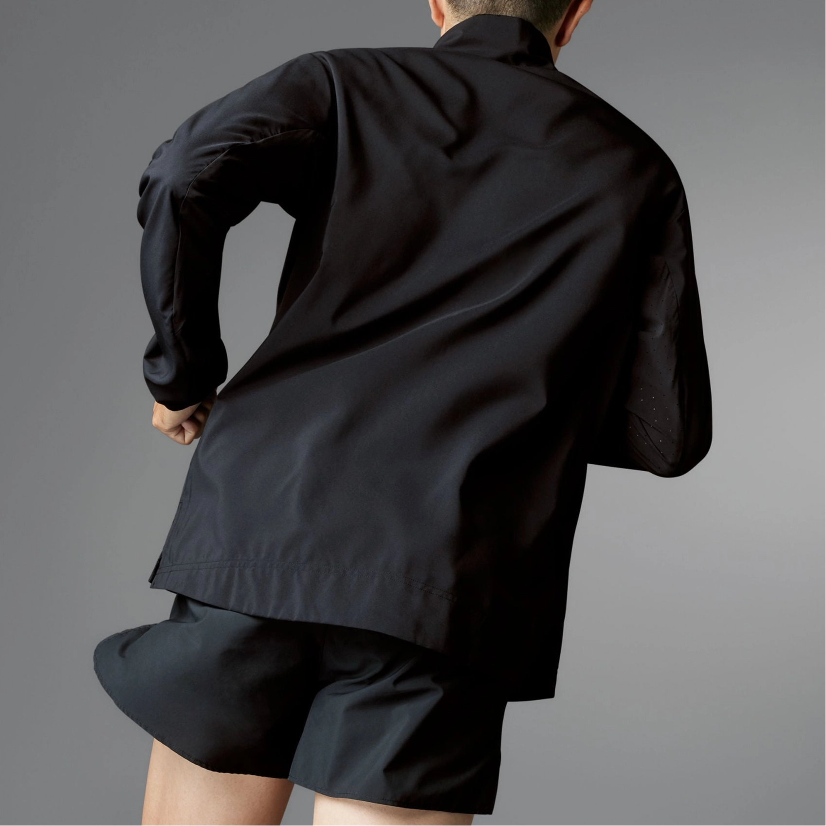 adidas Adizero Essentials Running Jacket Logo