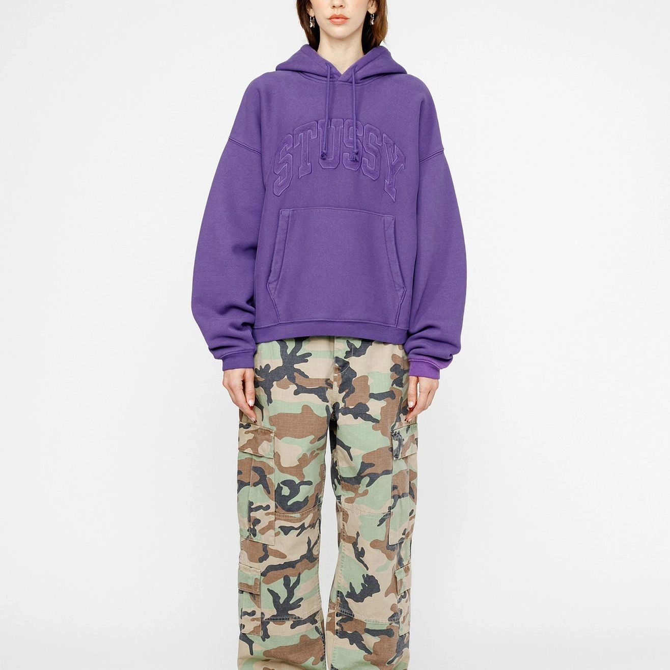 Stussy SS24 EMBROIDERED RELAXED HOODIE