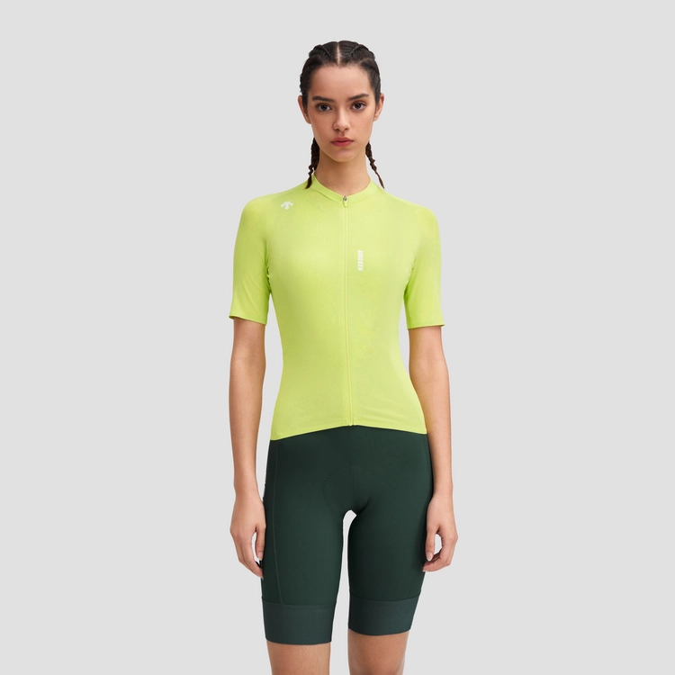 DESCENTE Redescente logo T LM-Sunny Lime