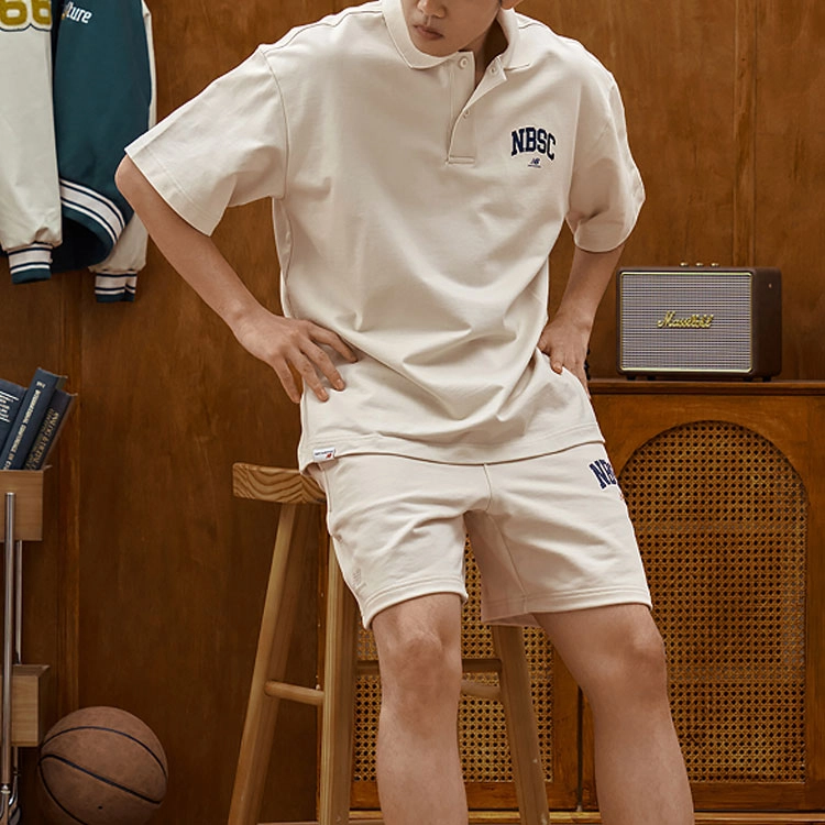 New Balance logo Polo