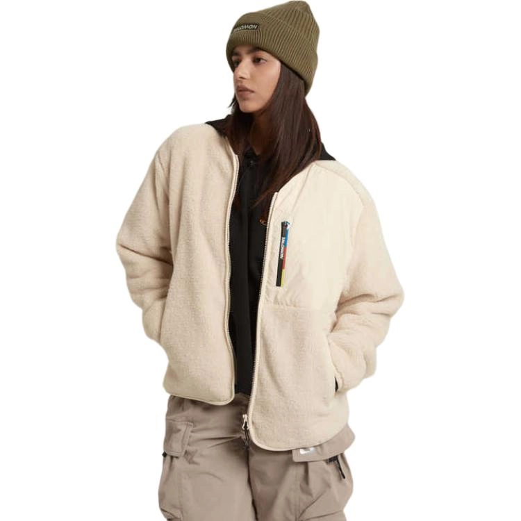 SALOMON FW24 RACEFLAG FLEECE CDG JKT W SPORTSTYLE