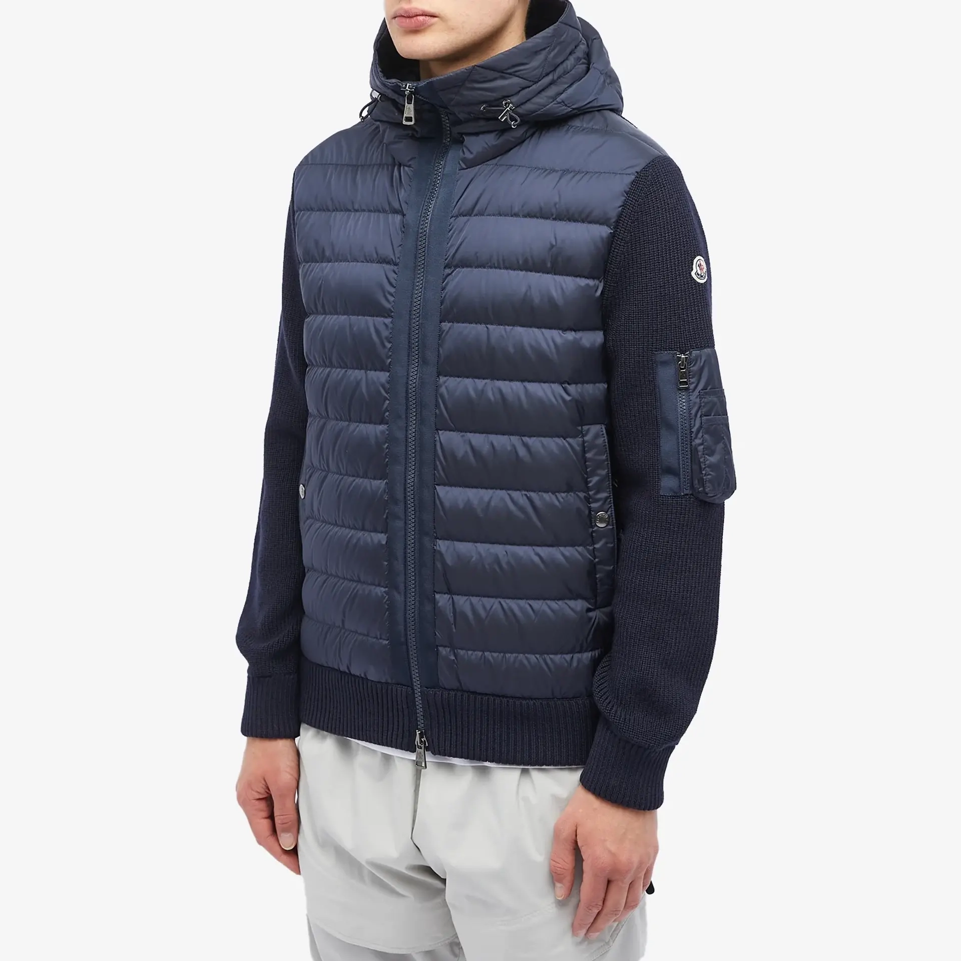 Moncler Padded Zip-Up Cardigan